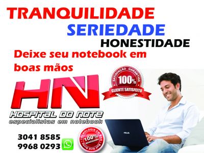 "Hospital do Note - Especialista em Notebooks"